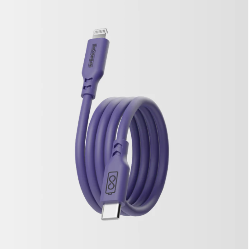 Silicone Lightning Charging Cable 60W for iPhone, iPad 